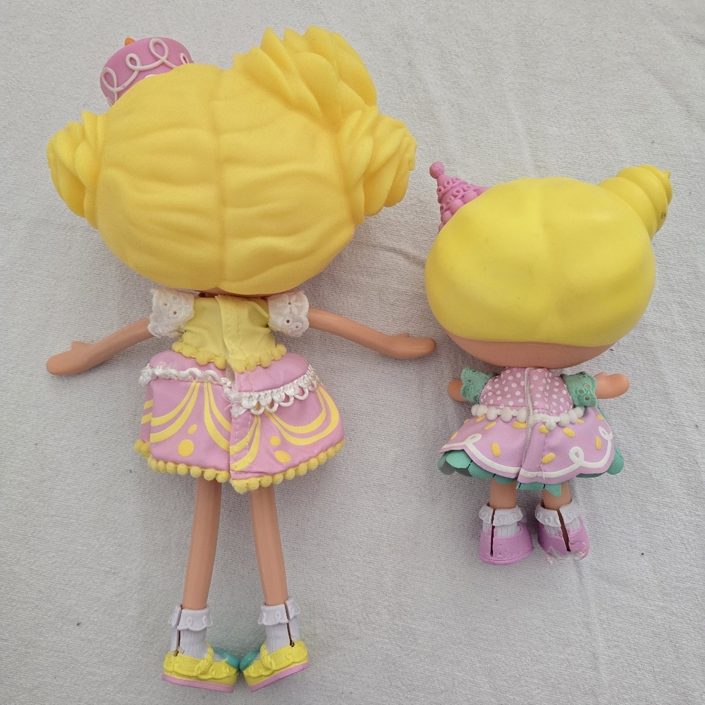 Lalaloopsy Candle Slice O'Cake Doll 2009 Full Size W/ Lil Sister 2014 EUC - Picture 12 of 16